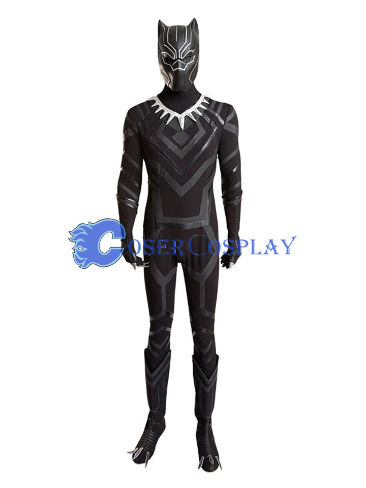 Black Panther Cosplay Costume Captain America Civil War